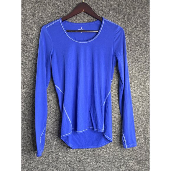 Athleta Tops - Athleta Long Sleeve Blue Top Small